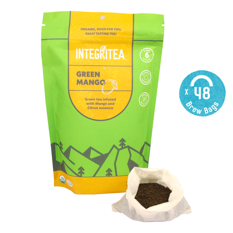 Integritea Green Mango Iced Tea Bags (Foodservice) - 48 OZ 1 Pack
