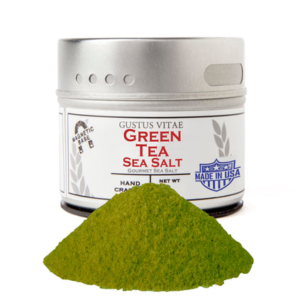 Gustus Vitae Green Tea Sea Salt - 4 OZ 8 Pack