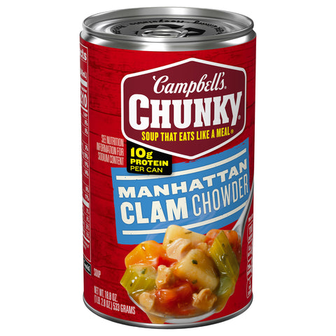 Campbell's Chunky Soup Manhattan Clam Chowder 18.8 OZ