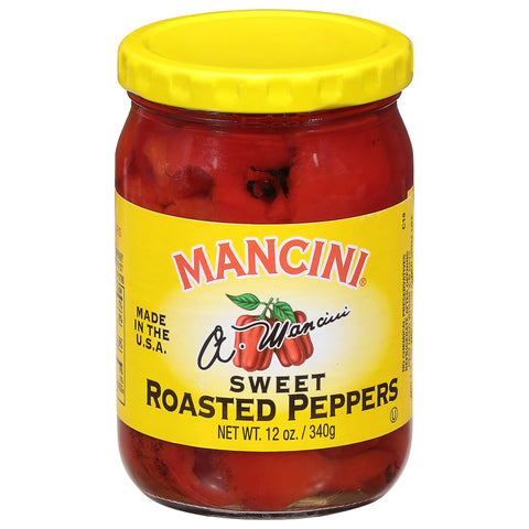 Mancini Sweet Roasted Red Peppers 12 OZ