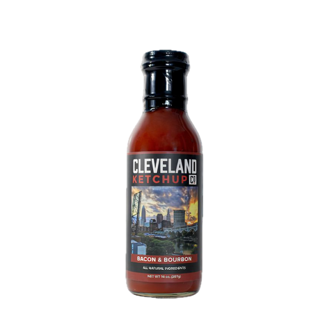 Cleveland Ketchup Company Bacon & Bourbon Ketchup - 14 OZ 12 Pack