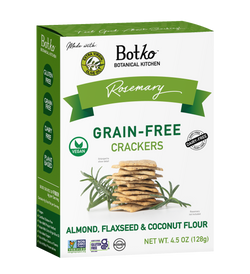 Botko Rosemary, Grain Free Crackers - 4.5 OZ 6 Pack