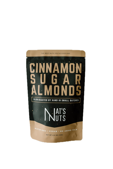 Nat's Nuts Cinnamon Sugar Almonds - 4 OZ 12 Pack
