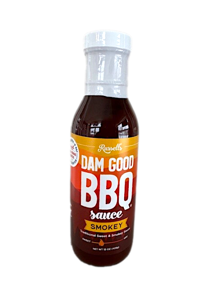 Russell's Bbq Dam Good Smokey BBQ Sauce - 15 FL OZ 12 Pack