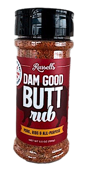 Russell's Bbq Dam Good Butt Rub - 5.5 OZ 12 Pack