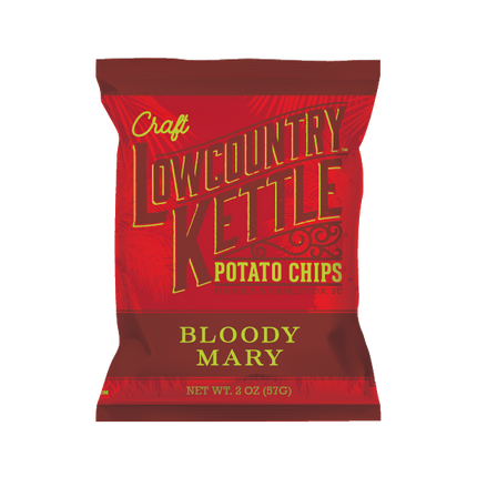 Lowcountry Kettle Potato Chips Bloody Mary Kettle Chips - 2 OZ 24 Pack