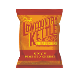 Lowcountry Kettle Potato Chips Spicy Pimento Cheese Kettle Chips - 2 OZ 24 Pack