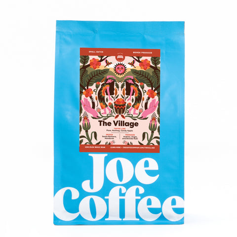 Joe Coffee Company The Village Whole Bean Coffee, Medium Roast - 12 OZ 6 Pack