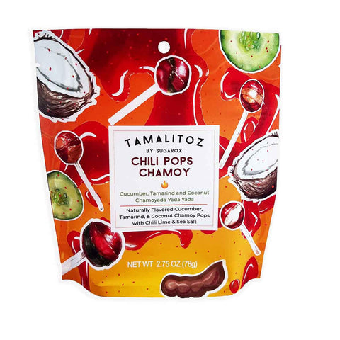Sugarox Candy Studio Chili Pops Chamoy - 2.75 OZ 12 Pack