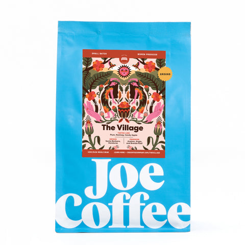 Joe Coffee Company The Village Ground Coffee, Medium Roast - 12 OZ 6 Pack