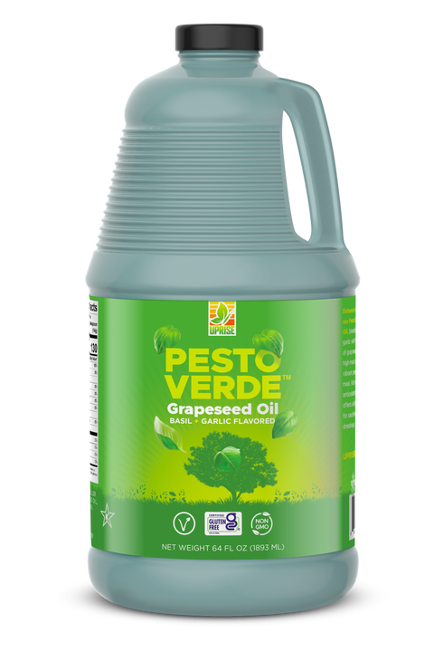 Uprise Foods Pesto Verde Grapeseed Oil - 64 OZ 4 Pack