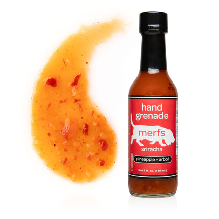 Merfs Condiments Hand Grenade Sriracha - 5 FL OZ 12 Pack
