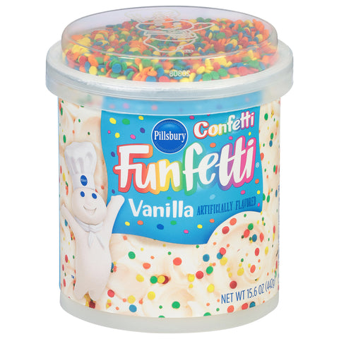 Pillsbury Confetti Funfetti Vanilla Frosting 15.6 OZ