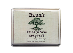 Baum Enterprises Baum's Original Fried Pecans Tin - 24 OZ 6 Pack