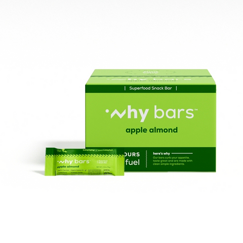 Why Bars Apple Almond Superfood Bar - 2.04 OZ 12 Pack