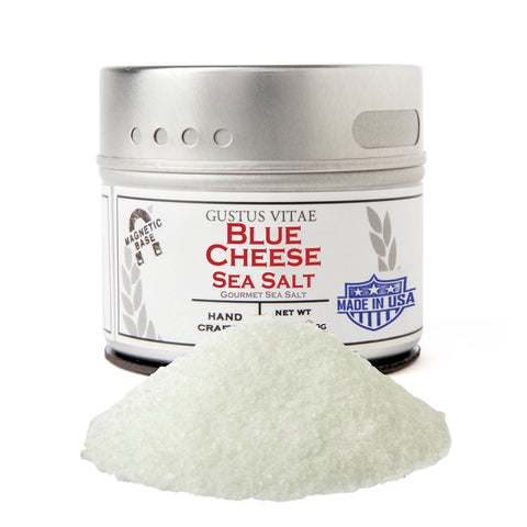 Gustus Vitae Blue Cheese Sea Salt - 4 OZ 8 Pack