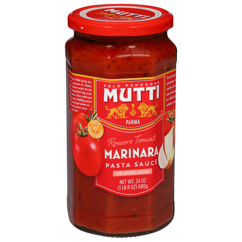 Mutti No Added Sugar Marinara Pasta Sauce 24 oz