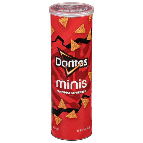 Doritos Nacho Cheese Flavored Tortilla Chips Minis 5.125 oz - 12 Pack