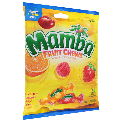 Mamba Fruit Flavor Mix Fruit Chews 7.05 oz