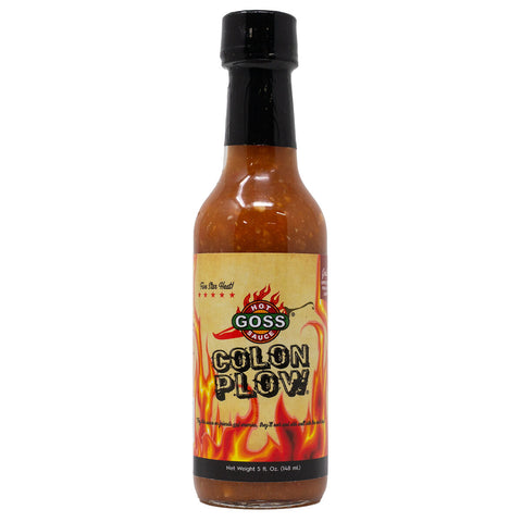 Kelley's Gourmet Colon Plow Hot Sauce - 5 OZ 12 Pack
