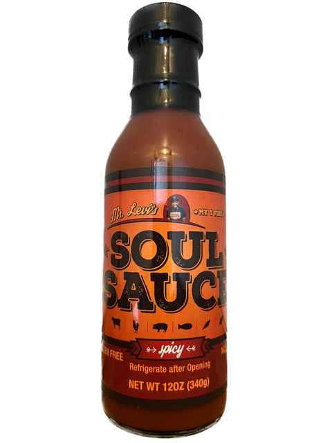 Mr. Levi's Soul Sauce - Spicy - 12 FL OZ 6 Pack