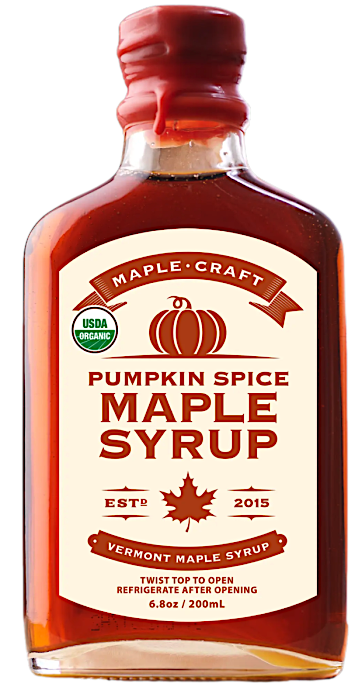 Maple Craft Foods Pumpkin Spice Maple Syrup - 6.8 FL OZ 12 Pack