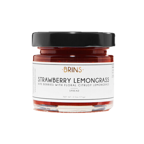 Brins Jams Strawberry Lemongrass Spread - 2.5 OZ 24 Pack