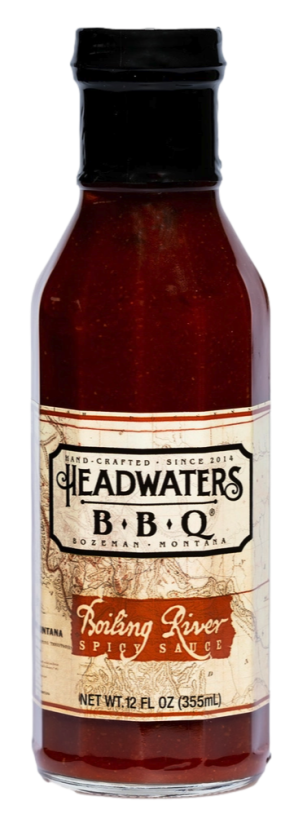 Headwaters Bbq Boiling River Sauce - 12 FL OZ 12 Pack