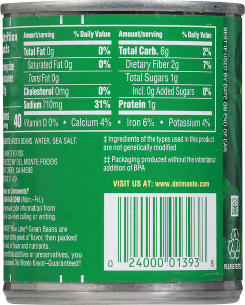 Del Monte Vegetables Fresh Cut Green & Wax Beans 8 OZ