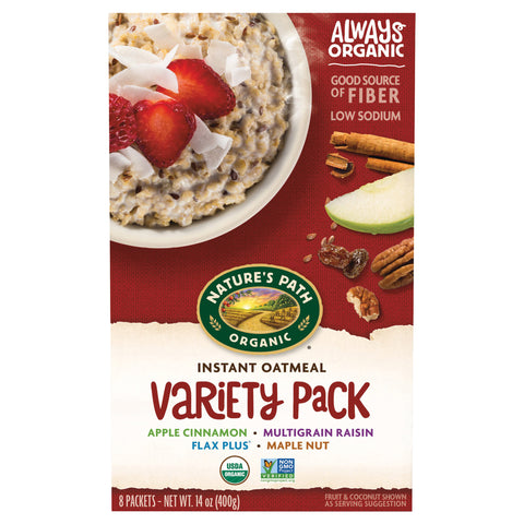 Nature's Path Organic Variety Pack Hot Oatmeal 14 OZ