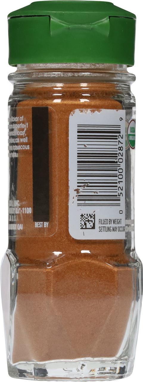 McCormick Organic Ground Saigon Cinnamon 1.25 OZ