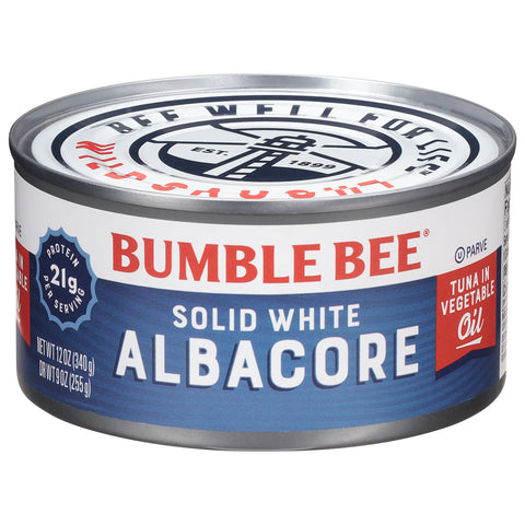 Bumble Bee Solid White Albacore In Oil - 12.0 OZ 12 Pack