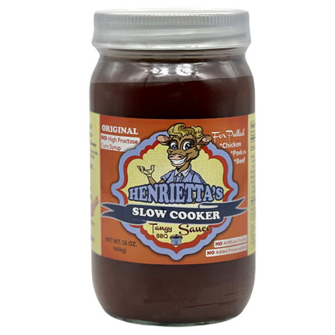 Qwiznibet Foods Henrietta's BBQ Slow Cooker Sauce - 16 OZ 12 Pack