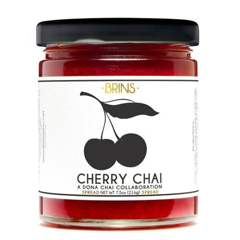 Brins Jams Cherry Chai Spread - 7.5 OZ 12 Pack