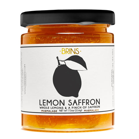 Brins Jams Lemon Saffron Spread - 7.5 OZ 12 Pack