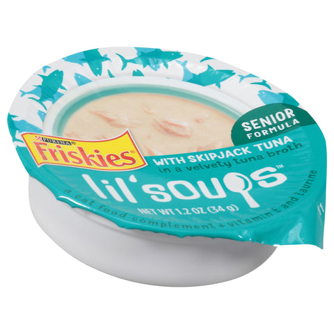 Friskies Lil Soups Skipjack Tuna Senior Cat Food 1.2 OZ