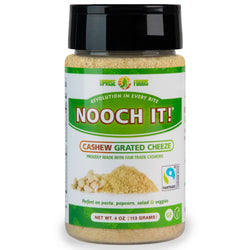Uprise Foods NOOCH IT! Cashew Grated Cheeze - 4 OZ 10 Pack