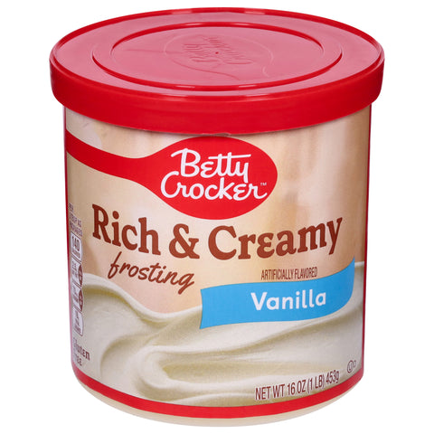 Betty Crocker Rich & Creamy Vanilla Frosting 16 OZ