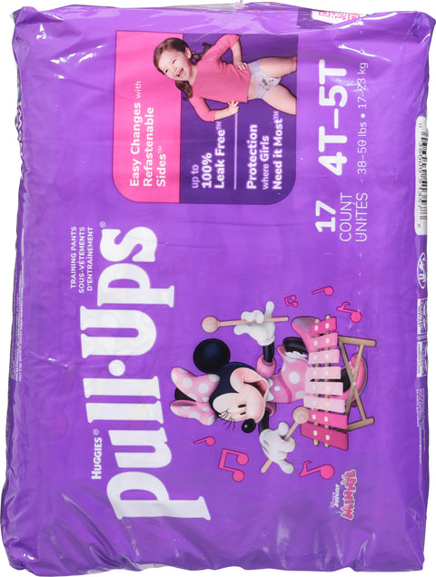 Pull-Ups Disney Junior Minnie Training Pants 4T-5T (38-50 lbs) 17 ea