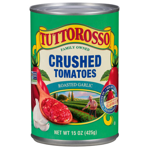 Tuttorosso Roasted Garlic Crushed Tomatoes 15 oz - 12 Pack