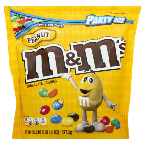M&M'S Peanut Candies 38 oz - 6 Pack