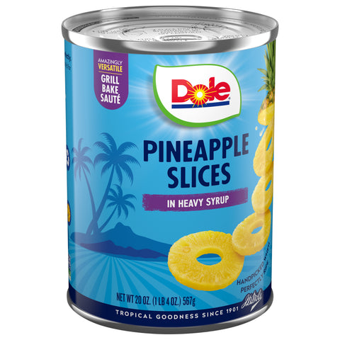 Dole Pineapple Sliced In Heavy Syrup 20 OZ