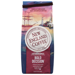 New England Bold Decision Ground Coffee - 10 OZ 6 Pack