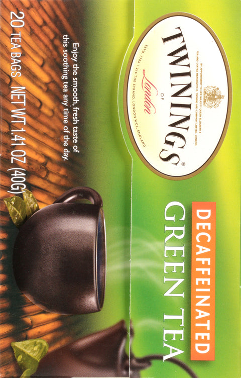 Twinings Decaffeinated Green Tea 20 CT