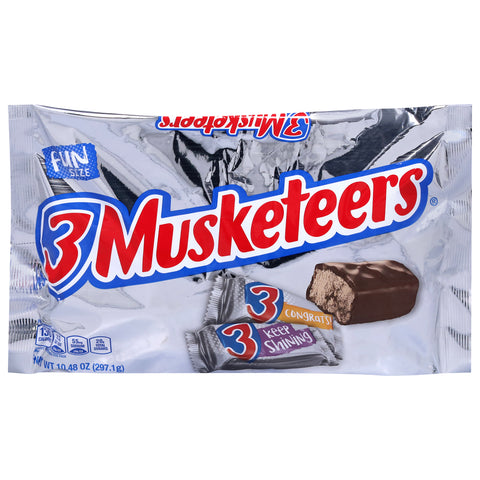 3 Musketeers Fun Size Bars 10.48 oz - 16 Pack