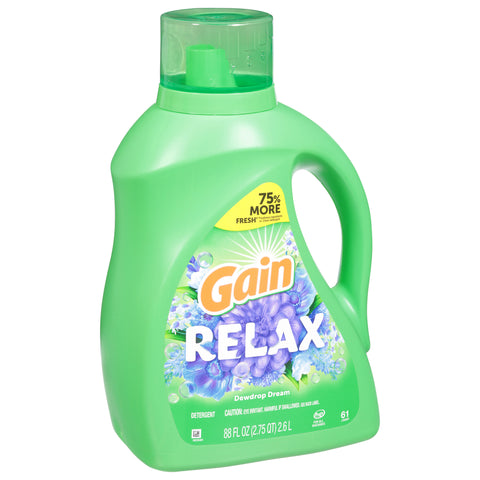 Gain Relax Dewdrop Dream Detergent 88 fl oz