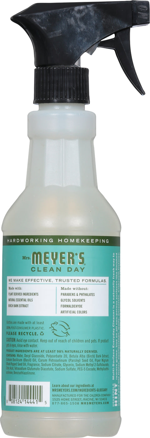Mrs. Meyer's Clean Day Basil Multi-Surface Everyday Cleaner Spray 16 FZ