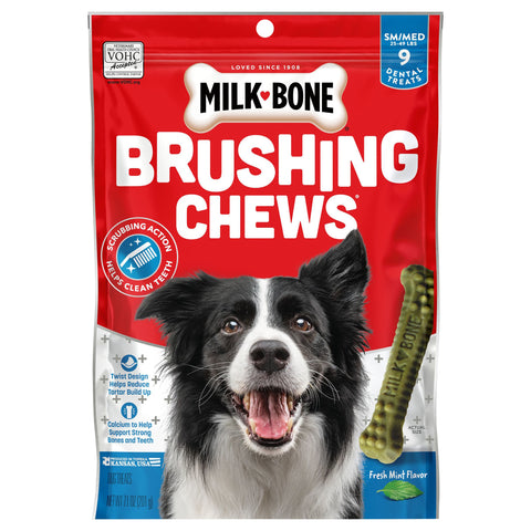 Milk-Bone Brushing Chews Daily Dental Treats 7.1 OZ