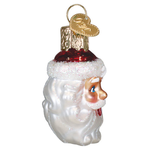 Mini Winking Santa Ornament