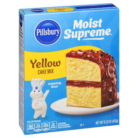 Pillsbury Moist Supreme Yellow Cake Mix 15.25 OZ